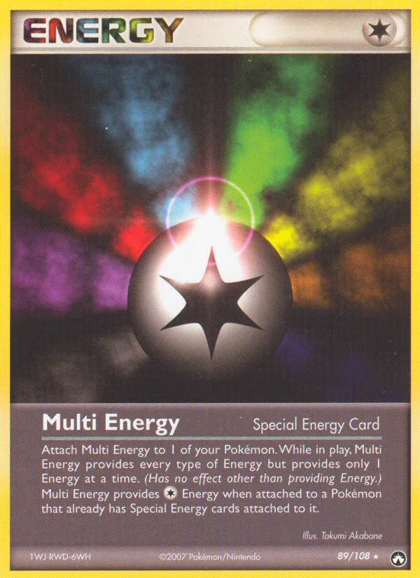 2007 Power Keepers Multi Energy Rare #089/108 Rare card image