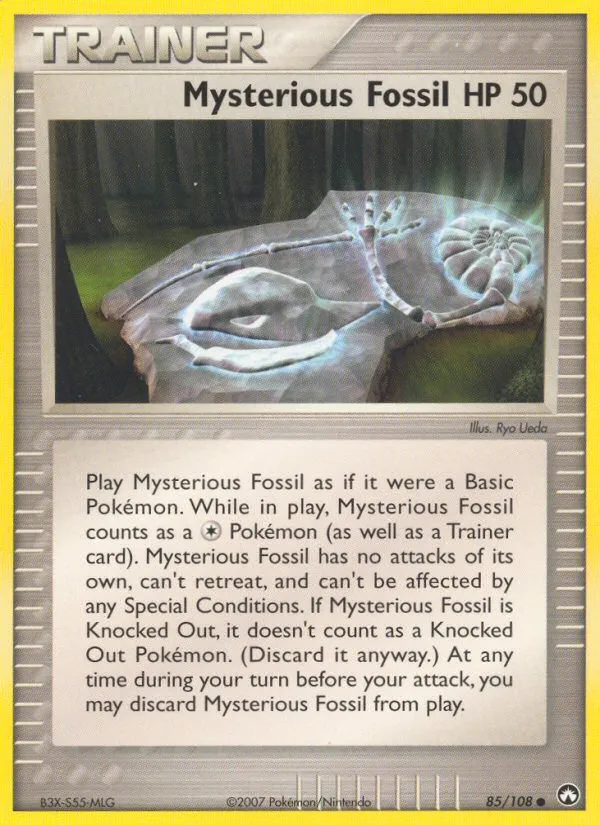2007 Power Keepers Mysterious Fossil #085/108 Common card image