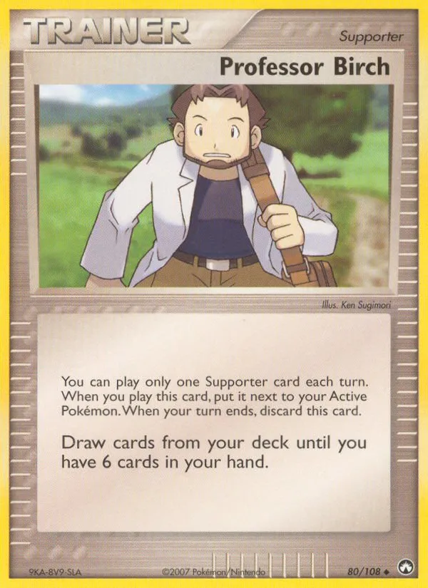 2007 Power Keepers Professor Birch Uncommon #080/108 Uncommon card image