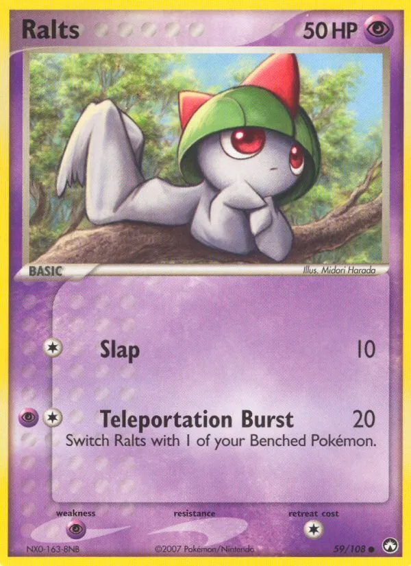 2007 Power Keepers Ralts Common #059/108 Common card image