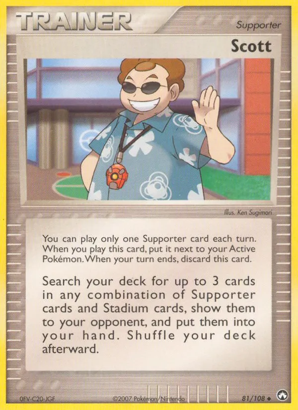 2007 Power Keepers Scott Uncommon #081/108 Uncommon card image