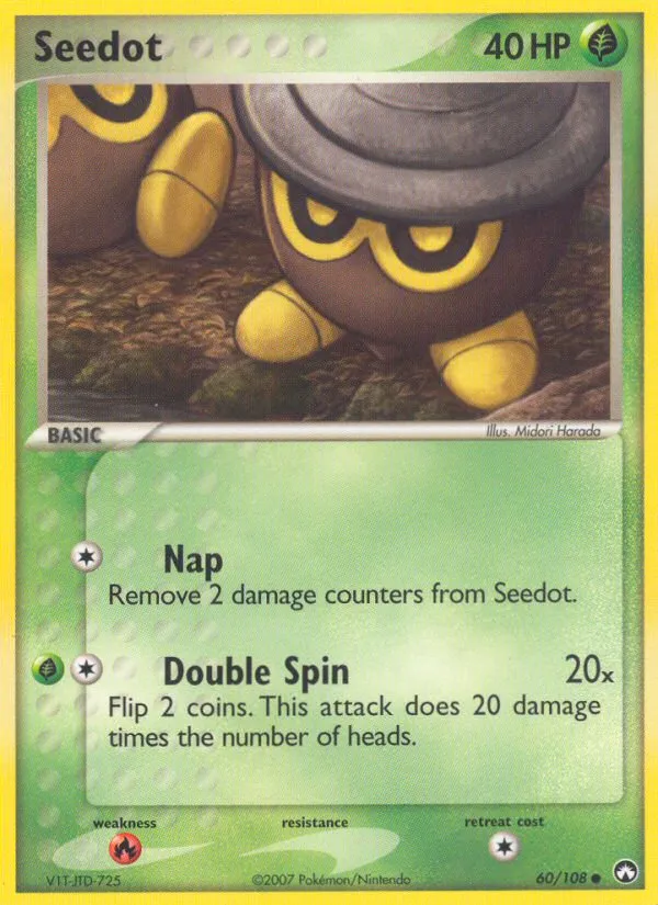 2007 Power Keepers Seedot Common #060/108 Common card image
