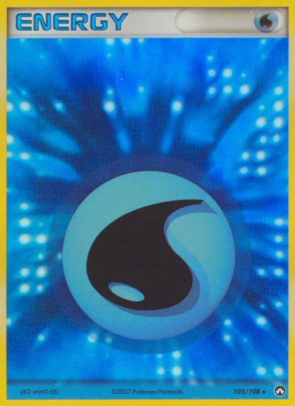 2007 Power Keepers Water Energy #105/108 Rare Holo card image