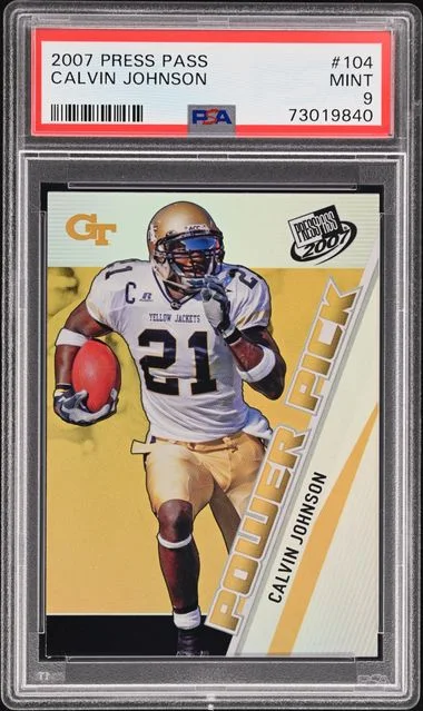 2007 Press Pass Calvin Johnson #104 card image