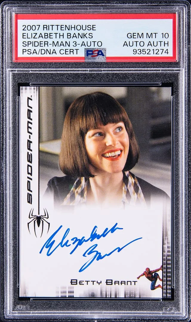 2007 Rittenhouse Spider-Man Autograph Elizabeth Banks #3 card image