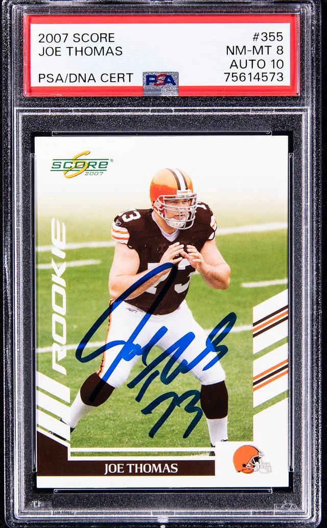 2007 Score Joe Thomas #355 card image