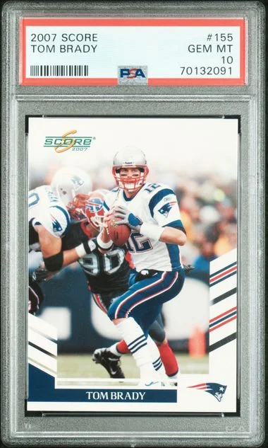 2007 Score Tom Brady #155 card image