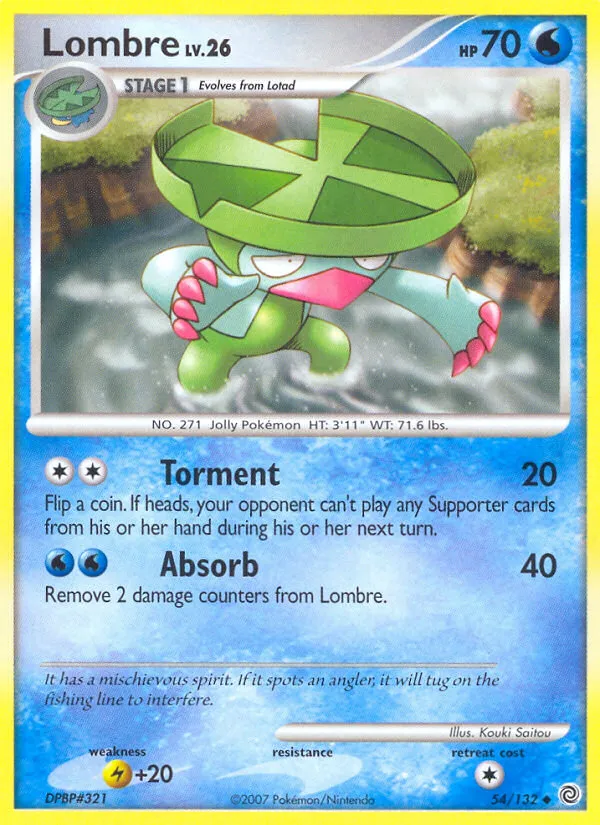2007 Secret Wonders Lombre Uncommon #054/132 Uncommon card image