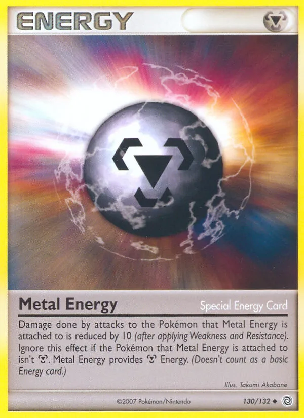 2007 Secret Wonders Metal Energy #130/132 Uncommon card image
