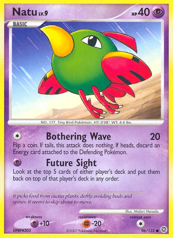 2007 Secret Wonders Natu Common #096/132 Common card image