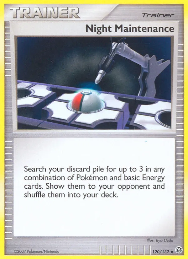 2007 Secret Wonders Night Maintenance Uncommon #120/132 Uncommon card image