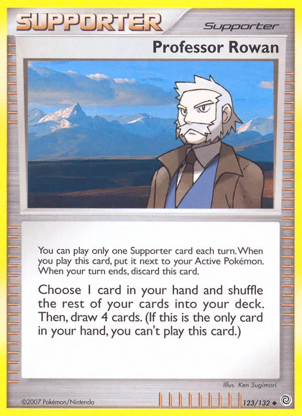 2007 Secret Wonders Professor Rowan Uncommon #123/132 Uncommon card image