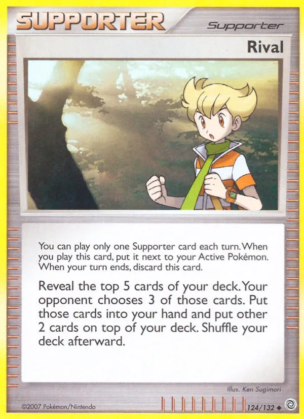 2007 Secret Wonders Rival Uncommon #124/132 Uncommon card image