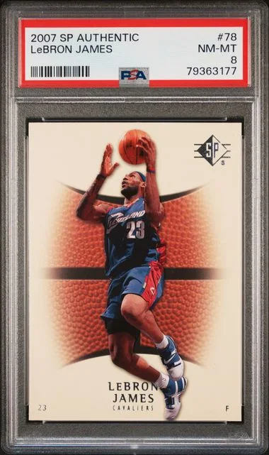 2007 SP Authentic LeBron James #78 card image