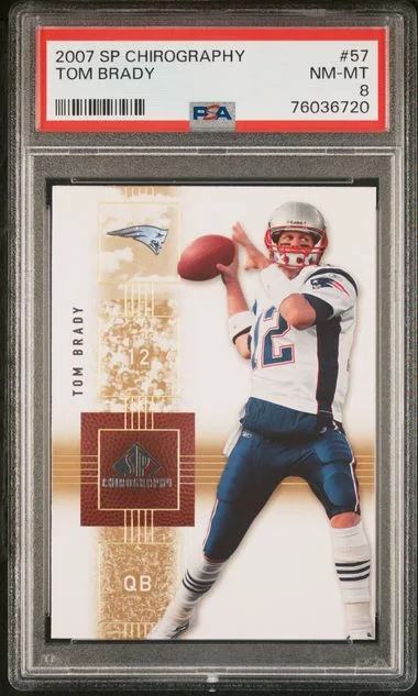 2007 SP Chirography Tom Brady #57 card image