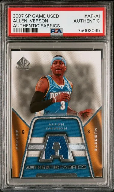 2007 SP Game Used Allen Iverson Authentic Fabrics #AF-AI card image