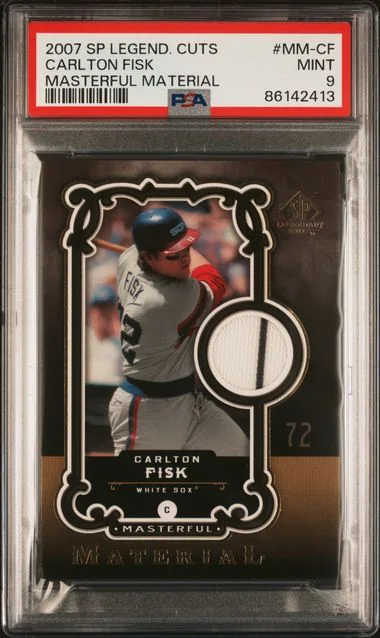 2007 SP Legendary Cuts Carlton Fisk Game-Used Masterful Material #MM-CF card image