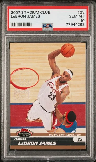 2007 Stadium Club LeBron James #23 card image