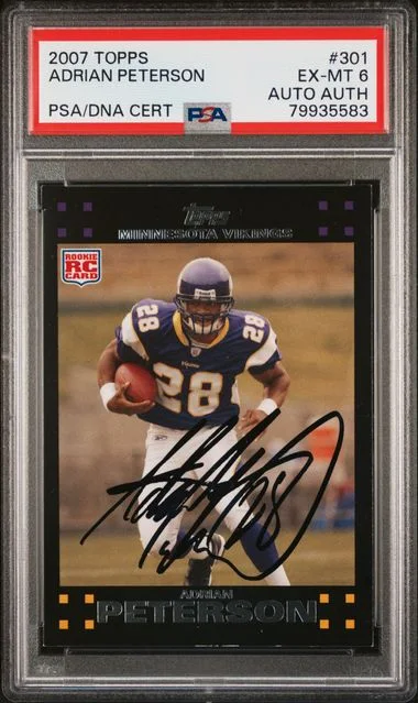 2007 Topps Adrian Peterson #301 card image