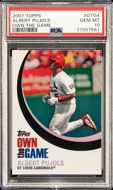 2007 Topps Albert Pujols Own The Game #OTG4 card image