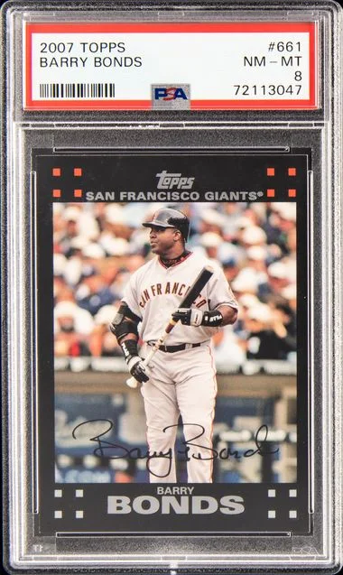 2007 Topps Barry Bonds #661 card image