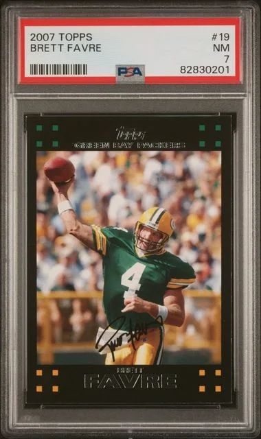 2007 Topps Brett Favre #19 card image