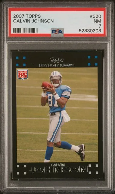 2007 Topps Calvin Johnson #320 card image
