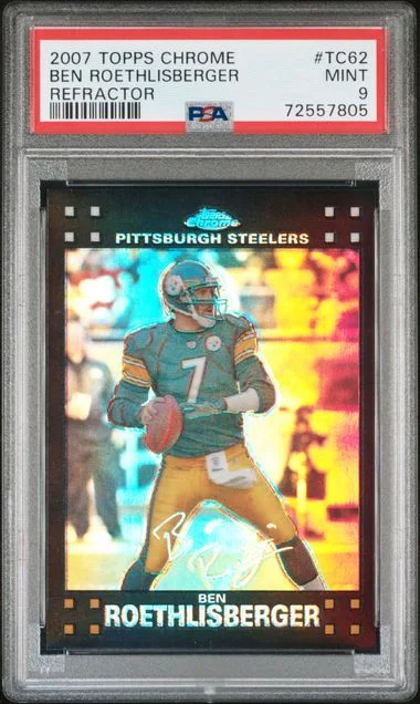 2007 Topps Chrome Ben Roethlisberger Refractor #TC62 card image
