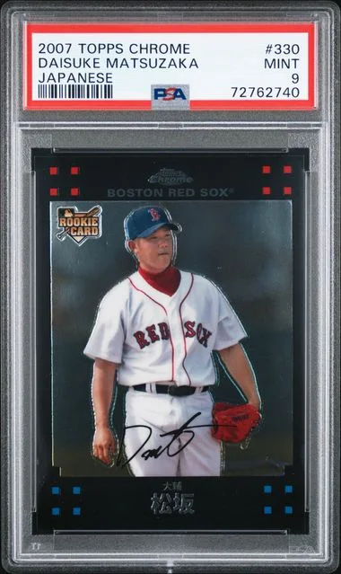 2007 Topps Chrome Daisuke Matsuzaka Japanese #330 card image