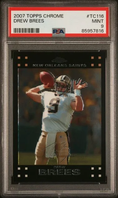 2007 Topps Chrome Drew Brees #TC116 card image
