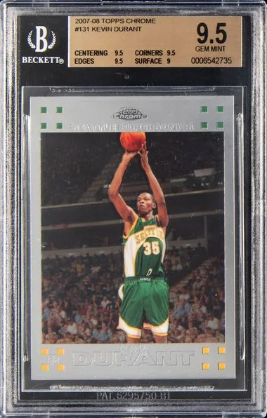 2007 Topps Chrome Kevin Durant #131 card image
