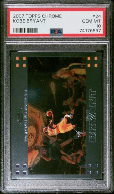 2007 Topps Chrome Kobe Bryant #24 card image