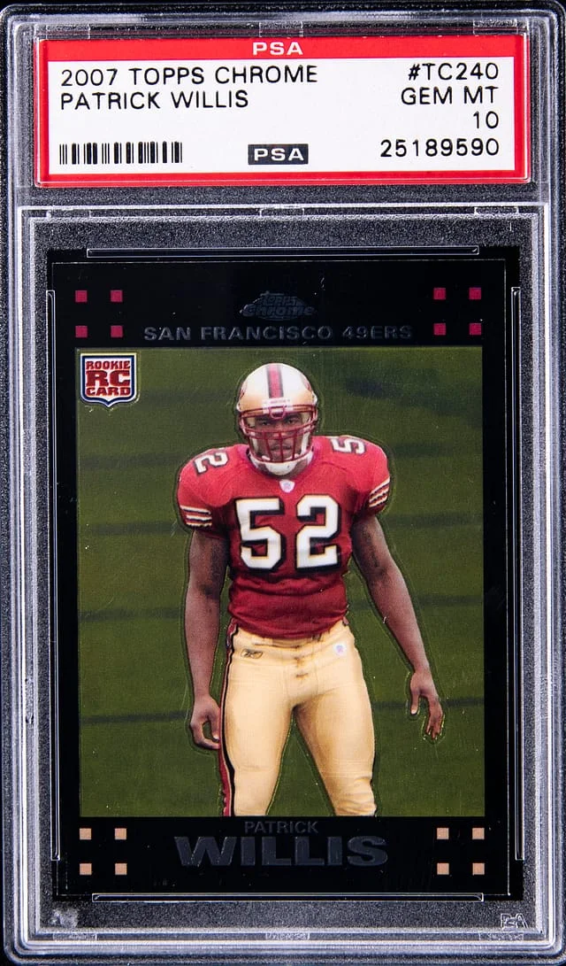 2007 Topps Chrome Patrick Willis #TC240 card image
