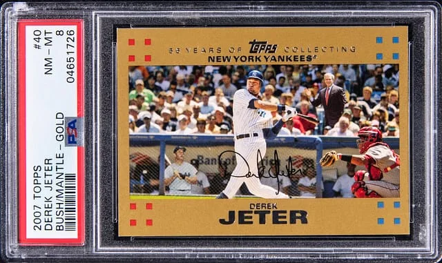 2007 Topps Derek Jeter Bush/Mantle #40 card image