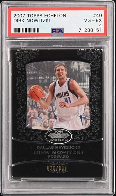 2007 Topps Dirk Nowitzki Echelon #40 card image