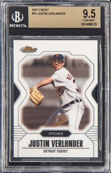 2007 Topps Finest Justin Verlander #75 card image