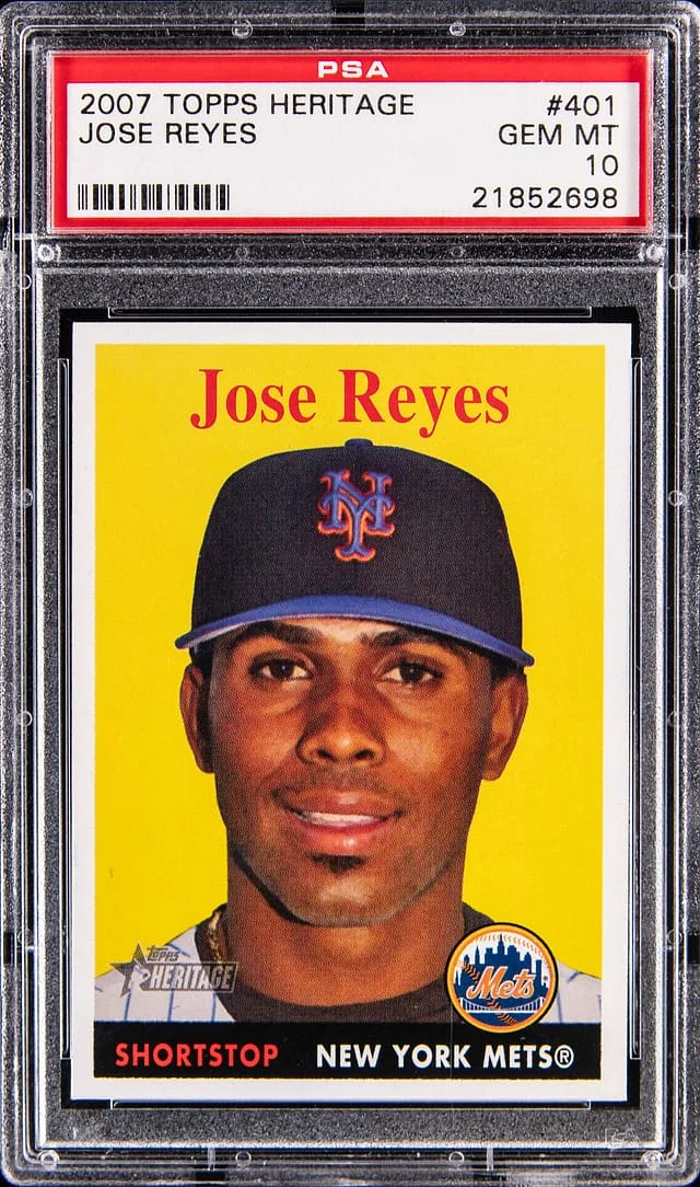 2007 Topps Jose Reyes Hertiage #401 card image