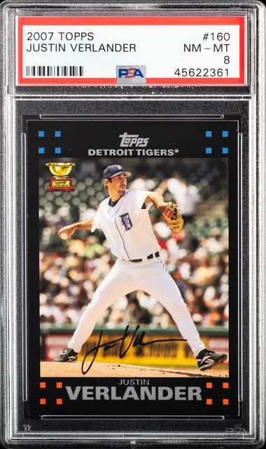 2007 Topps Justin Verlander #160 card image