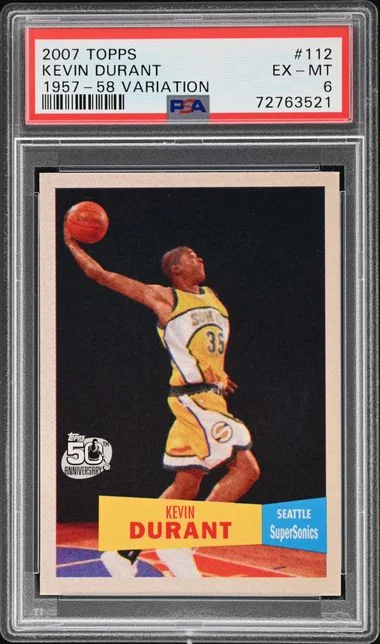 2007 Topps Kevin Durant #112 card image