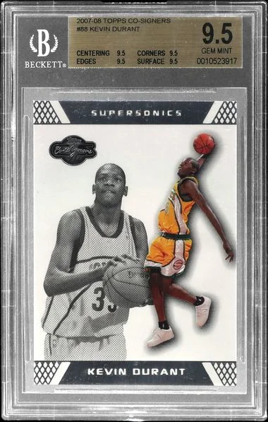 2007 Topps Kevin Durant Co-Signers #88 card image