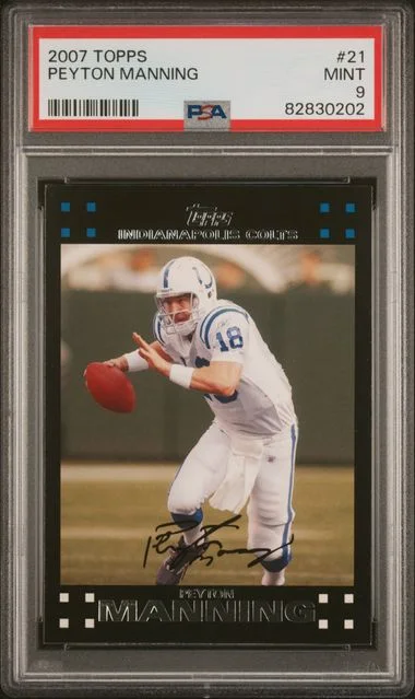 2007 Topps Peyton Manning #21 card image