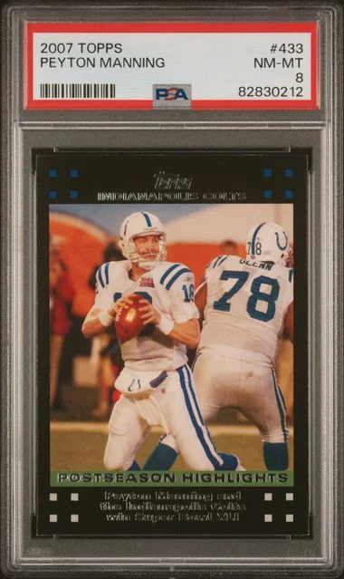 2007 Topps Peyton Manning #433 card image