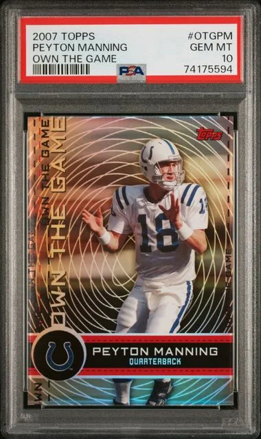2007 Topps Peyton Manning Own The Game #OTGPM card image