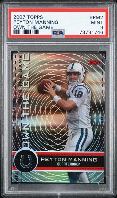 2007 Topps Peyton Manning Own The Game #OTGPM2 card image
