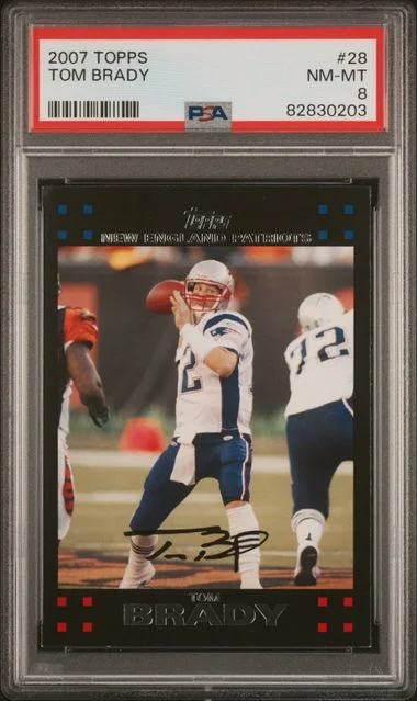 2007 Topps Tom Brady #28 card image