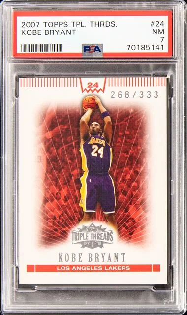 2007 Topps Triple Threads Kobe Bryant #24 card image
