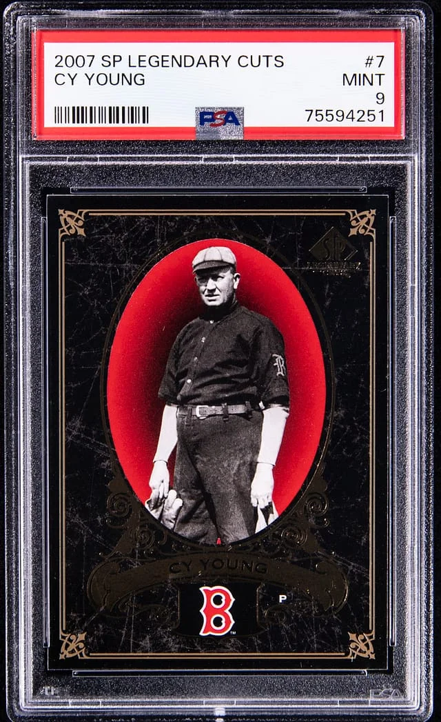 2007 UD SP Legendary Cuts Cy Young #7 card image