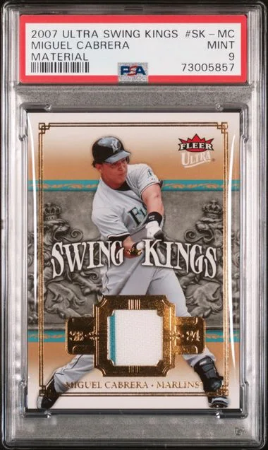2007 Ultra Miguel Cabrera Swing Kings Material #SK-MC card image