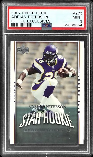 2007 Upper Deck Adrian Peterson Exclusives #279 card image
