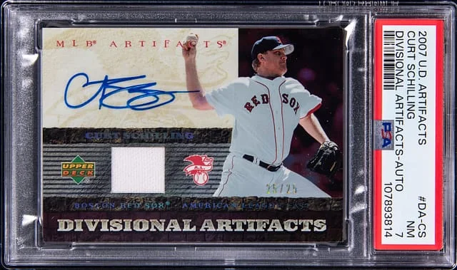 2007 Upper Deck Artifacts Curt Schilling Divisional Artifacts #DA-CS card image